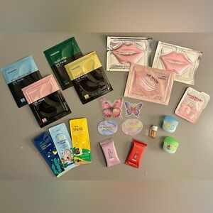 Skincare Beauty Bundle - Eye Masks Lip Masks Face Masks Balm Self Care Gift NIP